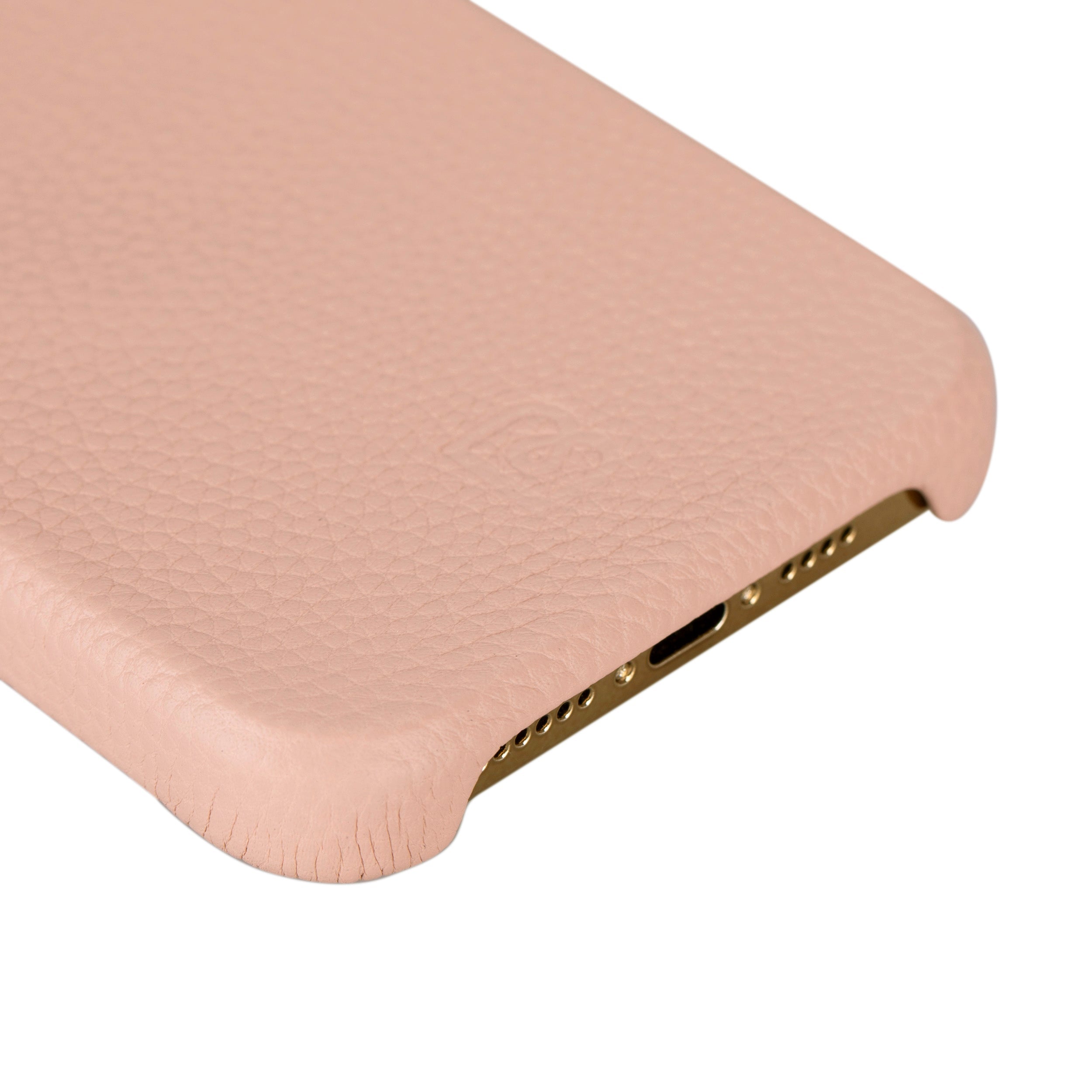 Coque arrière entièrement en cuir véritable à clipser pour iPhone 15 (6,1") F360