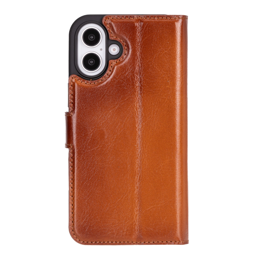 Nebula iPhone 16 (6.1") Genuine Leather Magic Detachable Wallet Case