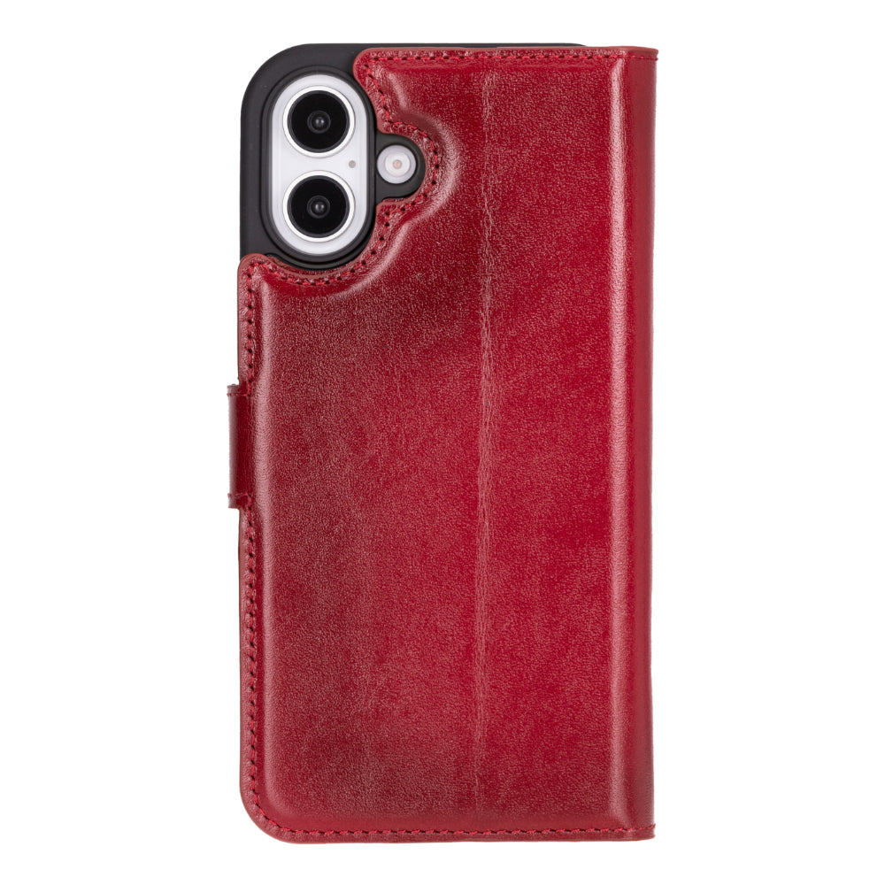 Nebula iPhone 16 (6.1") Genuine Leather Magic Detachable Wallet Case