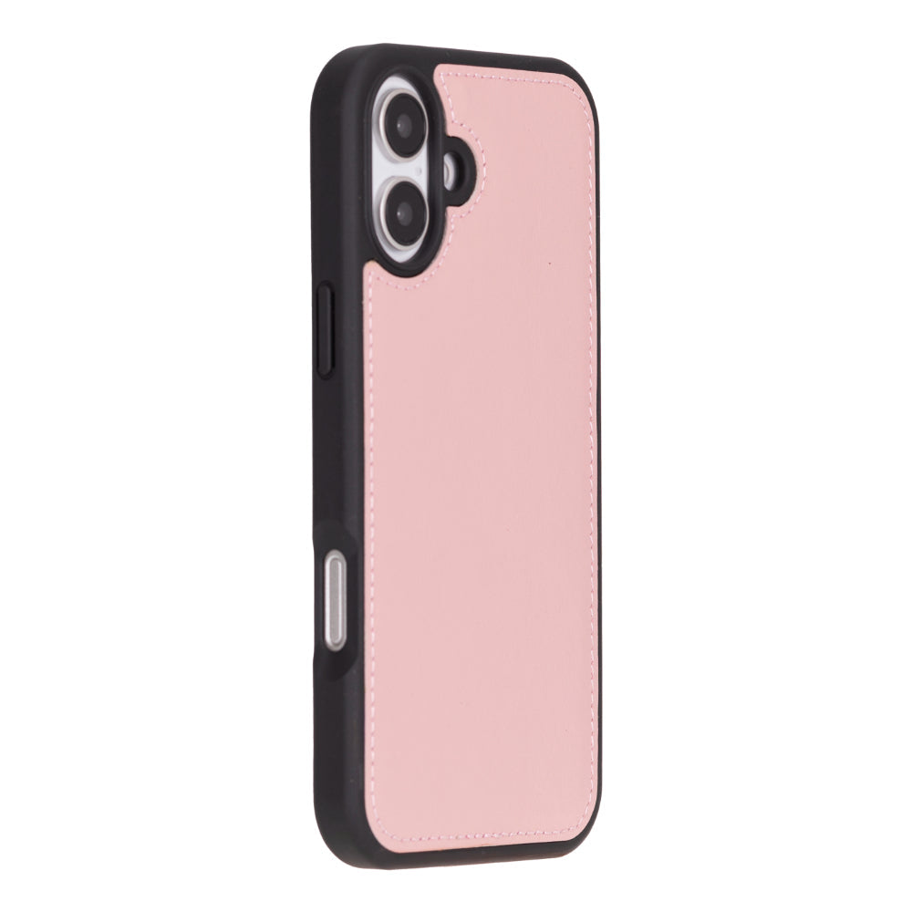 Étui portefeuille amovible en cuir véritable pour iPhone 16 Plus (6,7")