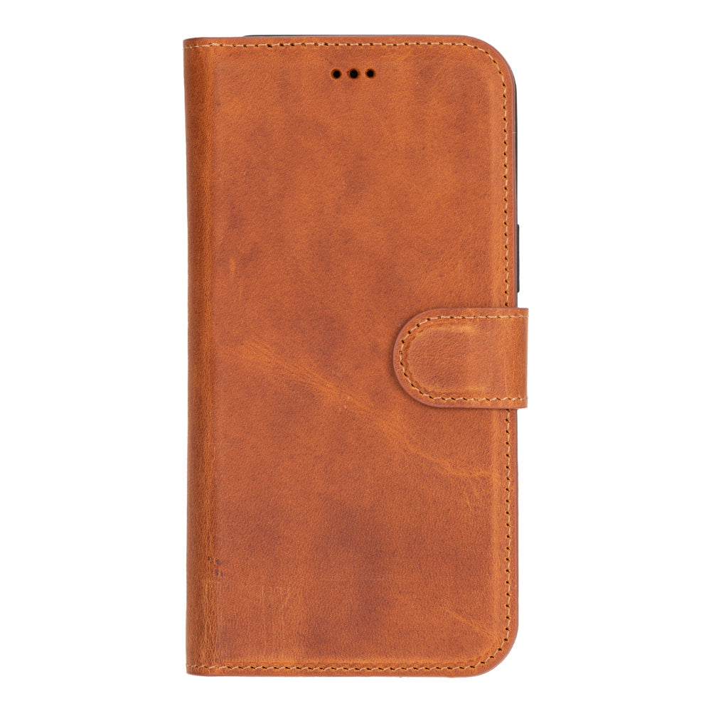 Nebula iPhone 16 (6.1") Genuine Leather Magic Detachable Wallet Case
