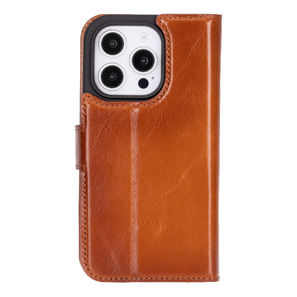 Étui portefeuille amovible en cuir pour iPhone 17 Pro Max