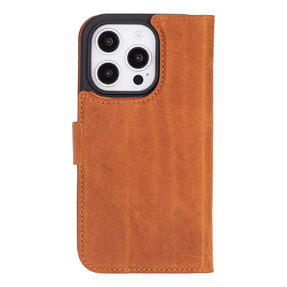 Étui portefeuille amovible en cuir pour iPhone 17 Pro Max