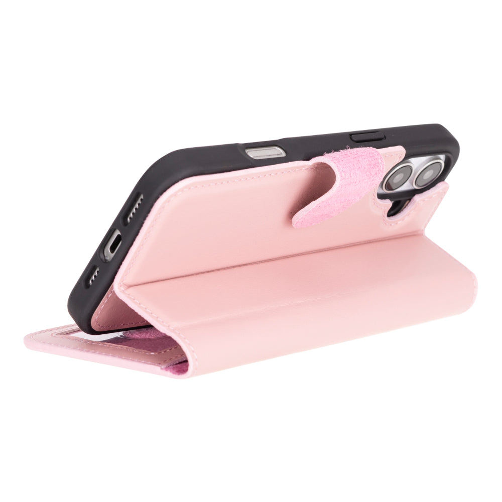 Nebula iPhone 16 (6.1") Genuine Leather Magic Detachable Wallet Case