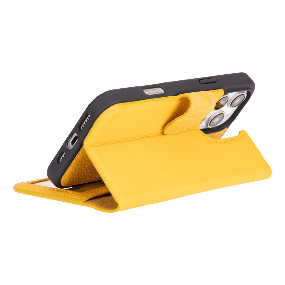 Étui portefeuille amovible en cuir pour iPhone 17 Pro Max