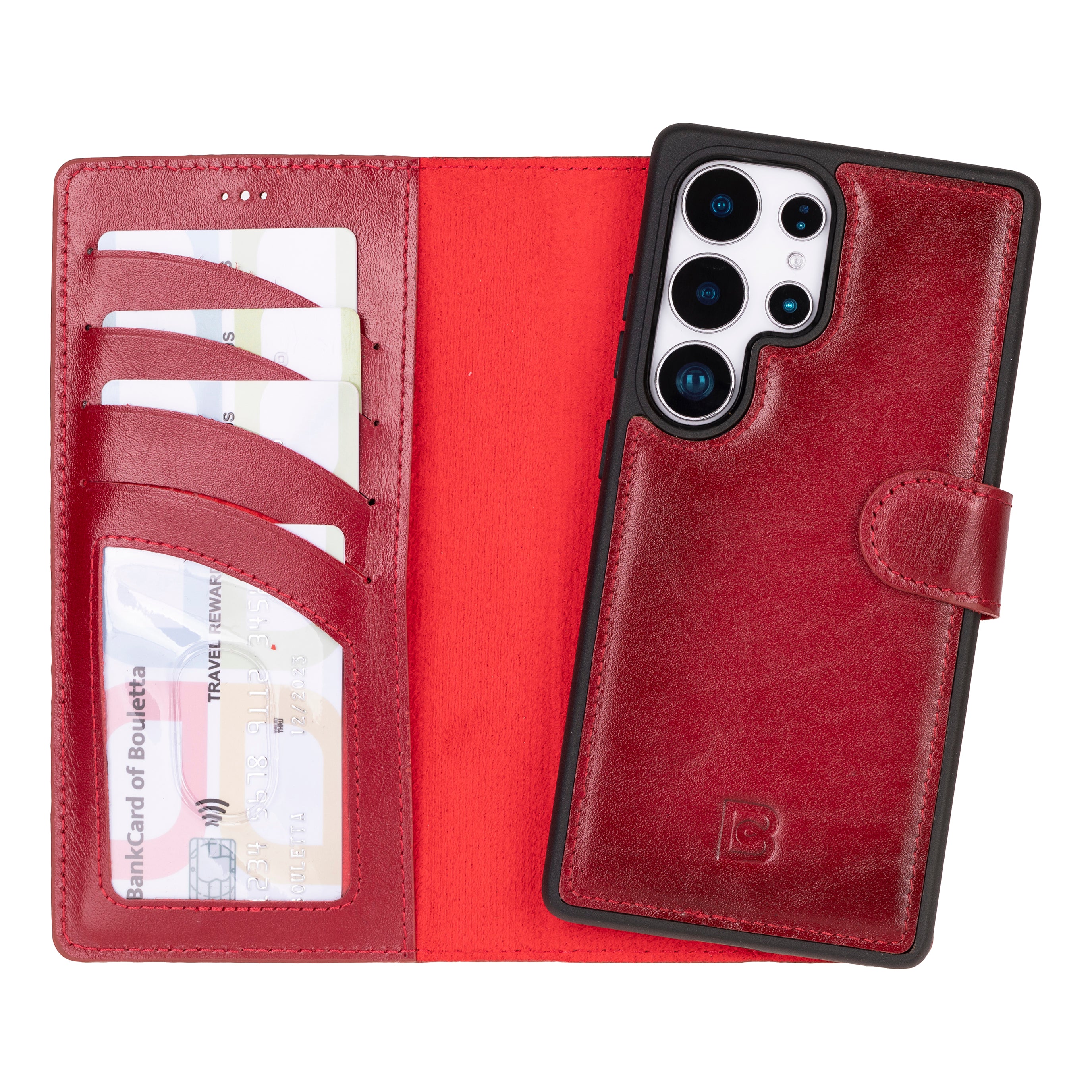 Magic Samsung Galaxy S25 Ultra (6.9") Leather Detachable Wallet Case
