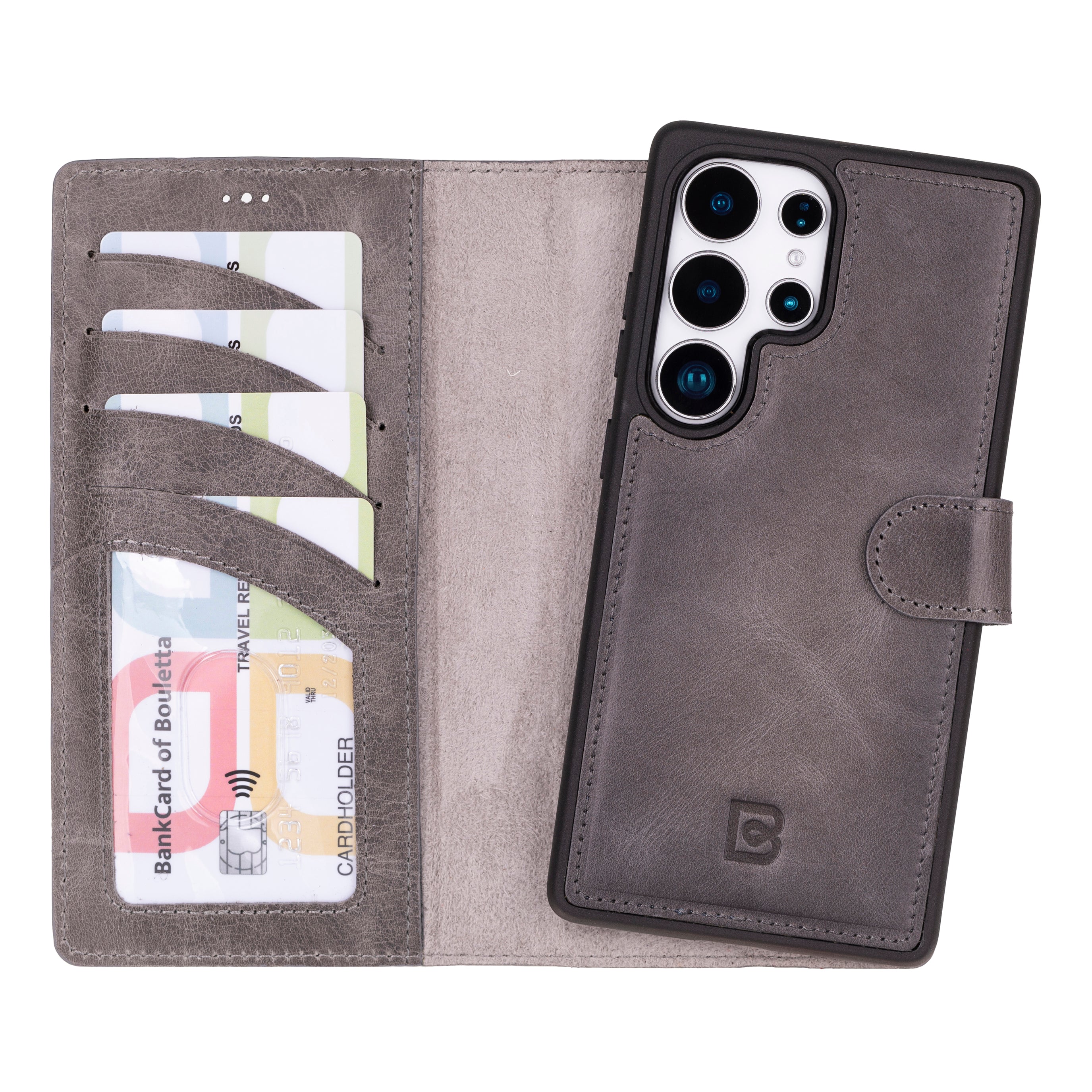 Magic Samsung Galaxy S25 Ultra (6.9") Leather Detachable Wallet Case