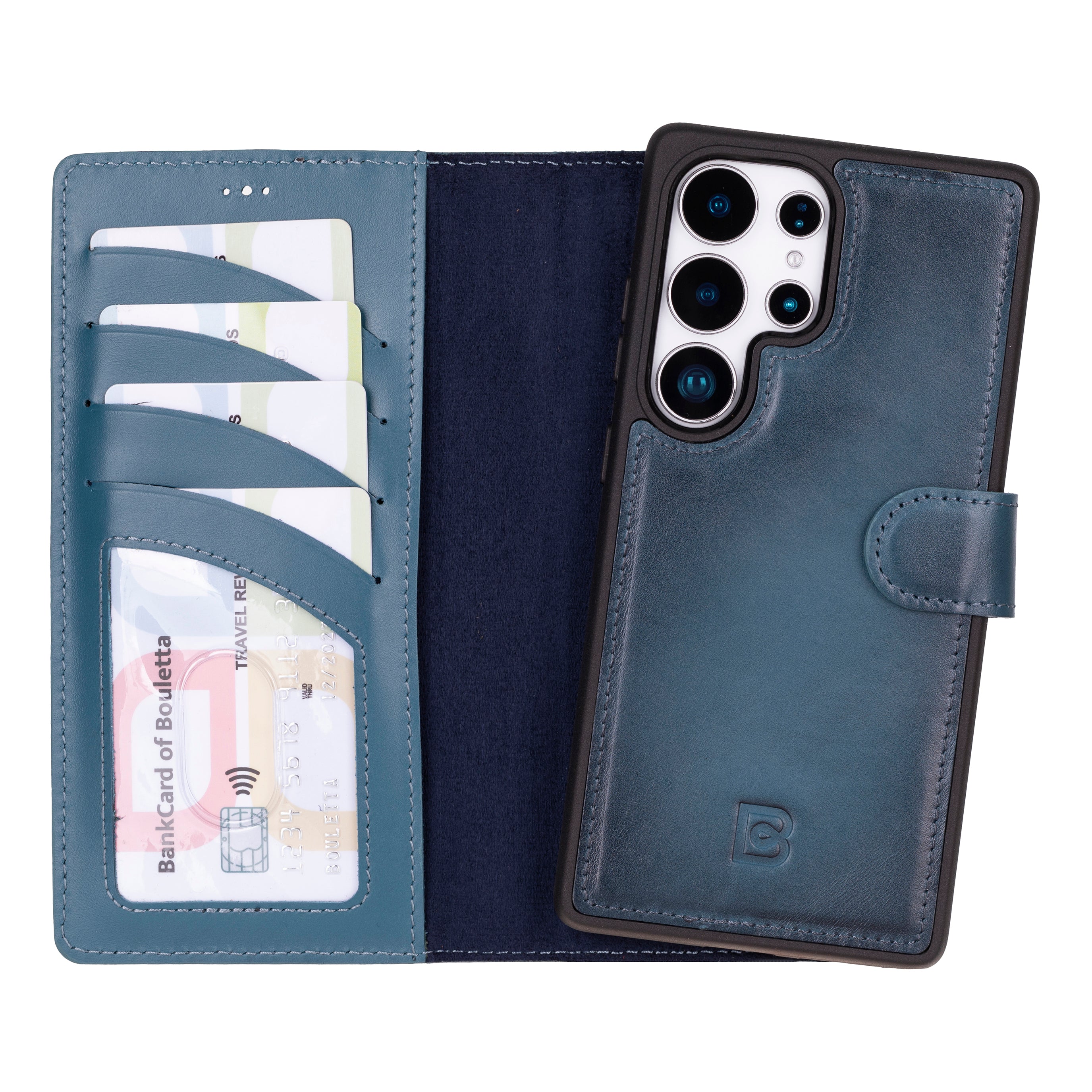Magic Samsung Galaxy S25 Ultra (6.9") Leather Detachable Wallet Case