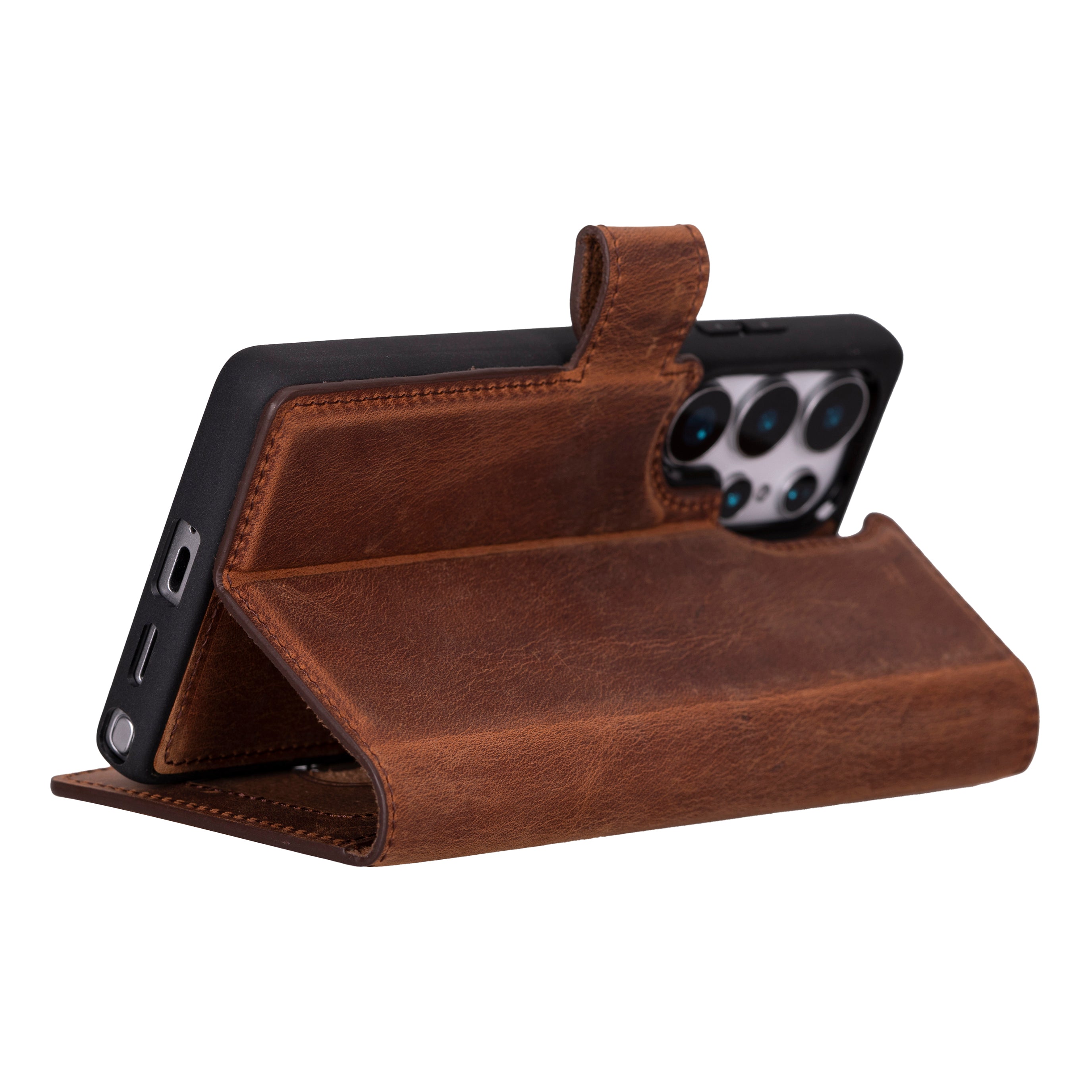 Magic Samsung Galaxy S25 Ultra (6.9") Leather Detachable Wallet Case