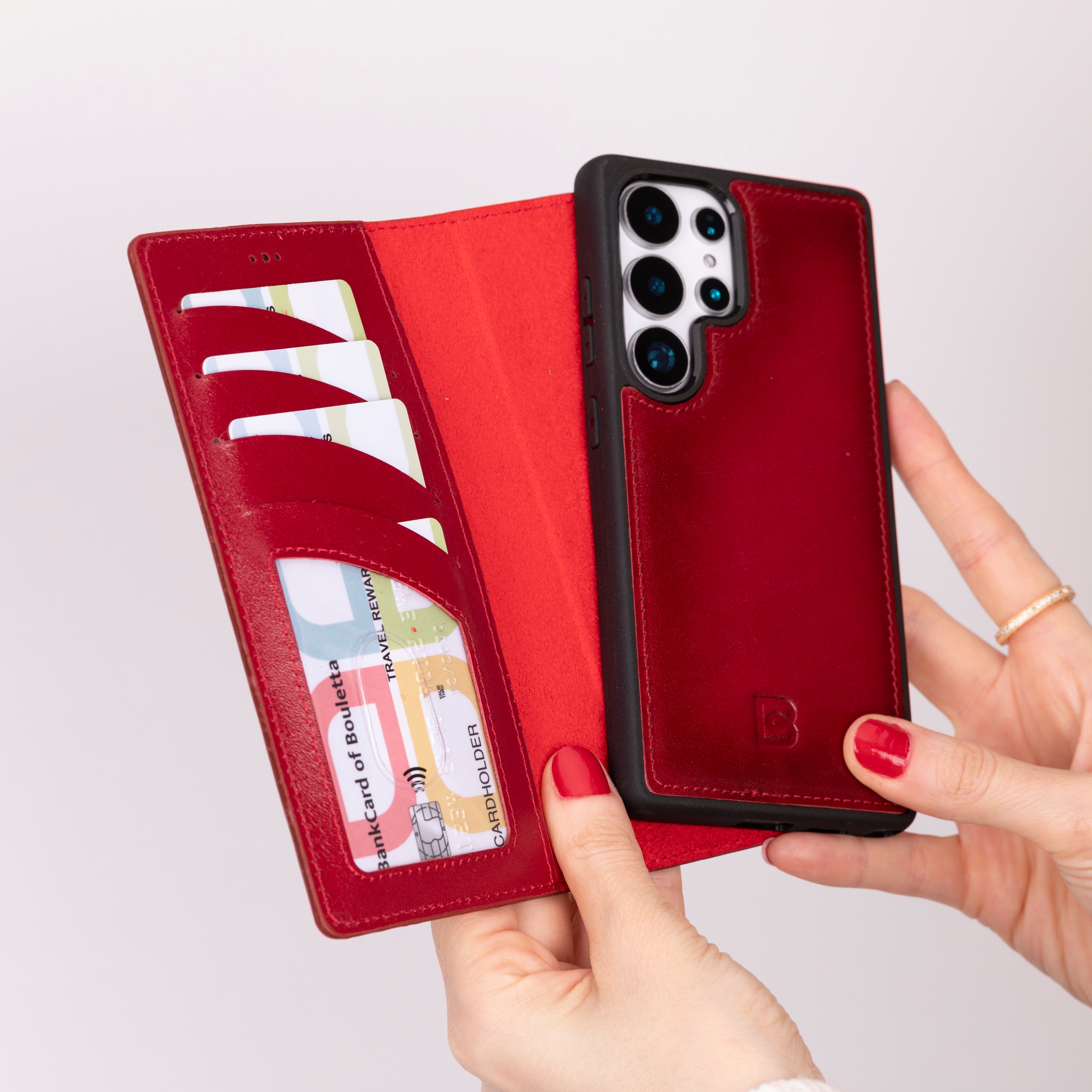 Magic Samsung Galaxy S25 Ultra (6.9") Leather Detachable Wallet Case