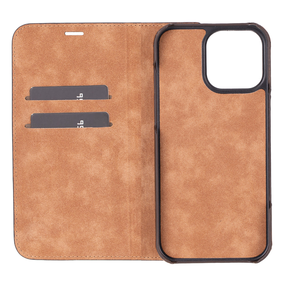 Sonat iPhone 16 Pro Max (6.9") Leather Folio Wallet Case