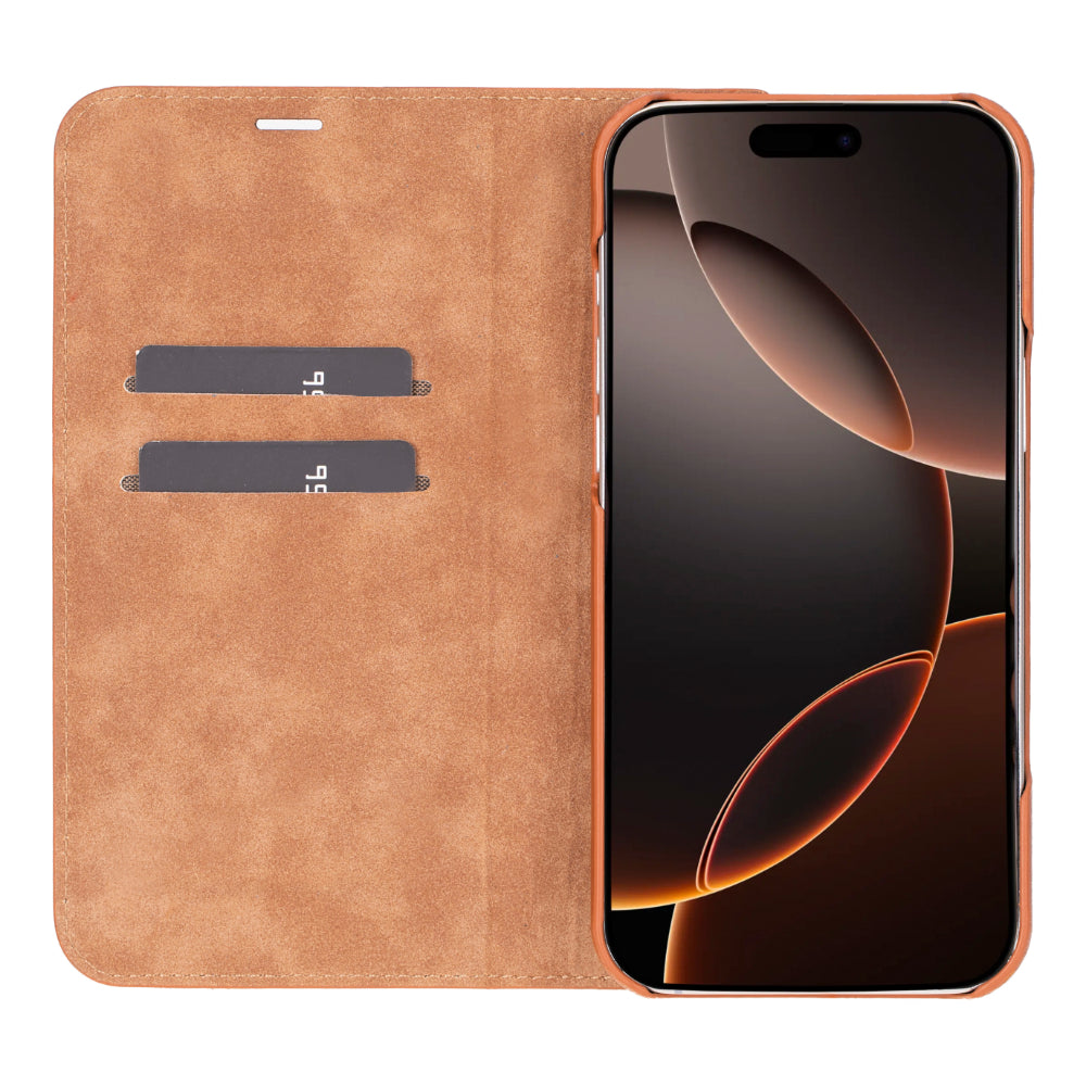 Sonat iPhone 16 Pro Max (6.9") Leather Folio Wallet Case