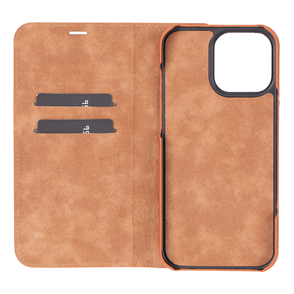 Sonat iPhone 16 Pro Max (6.9") Leather Folio Wallet Case
