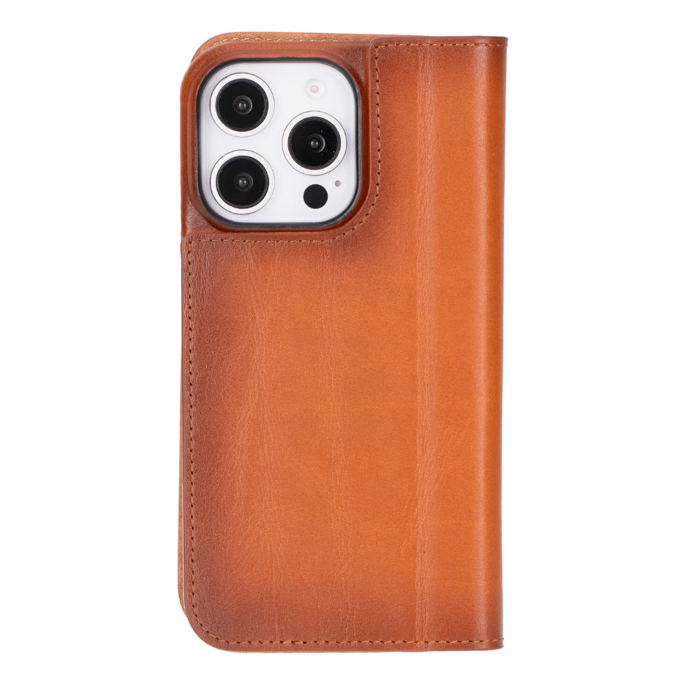 Étui portefeuille en cuir Sonat pour iPhone 16 Pro (6,3")