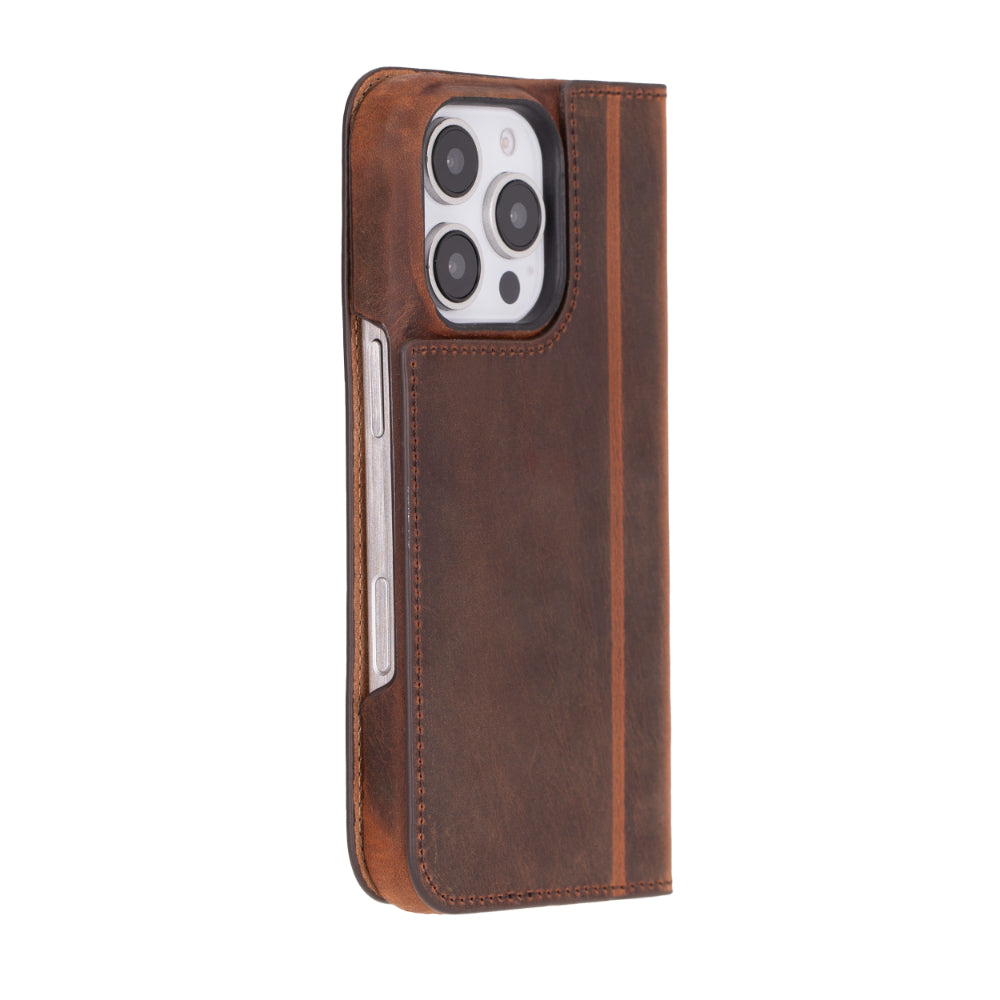 Étui portefeuille en cuir Sonat pour iPhone 16 Pro (6,3")