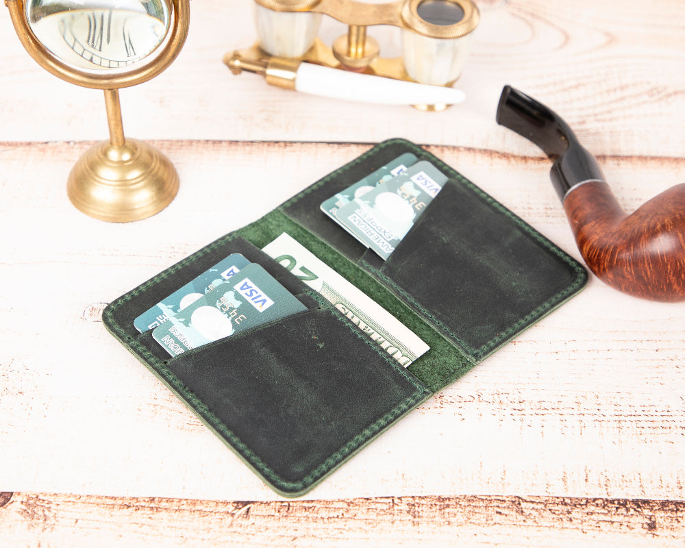 Porte-cartes en cuir Enrico