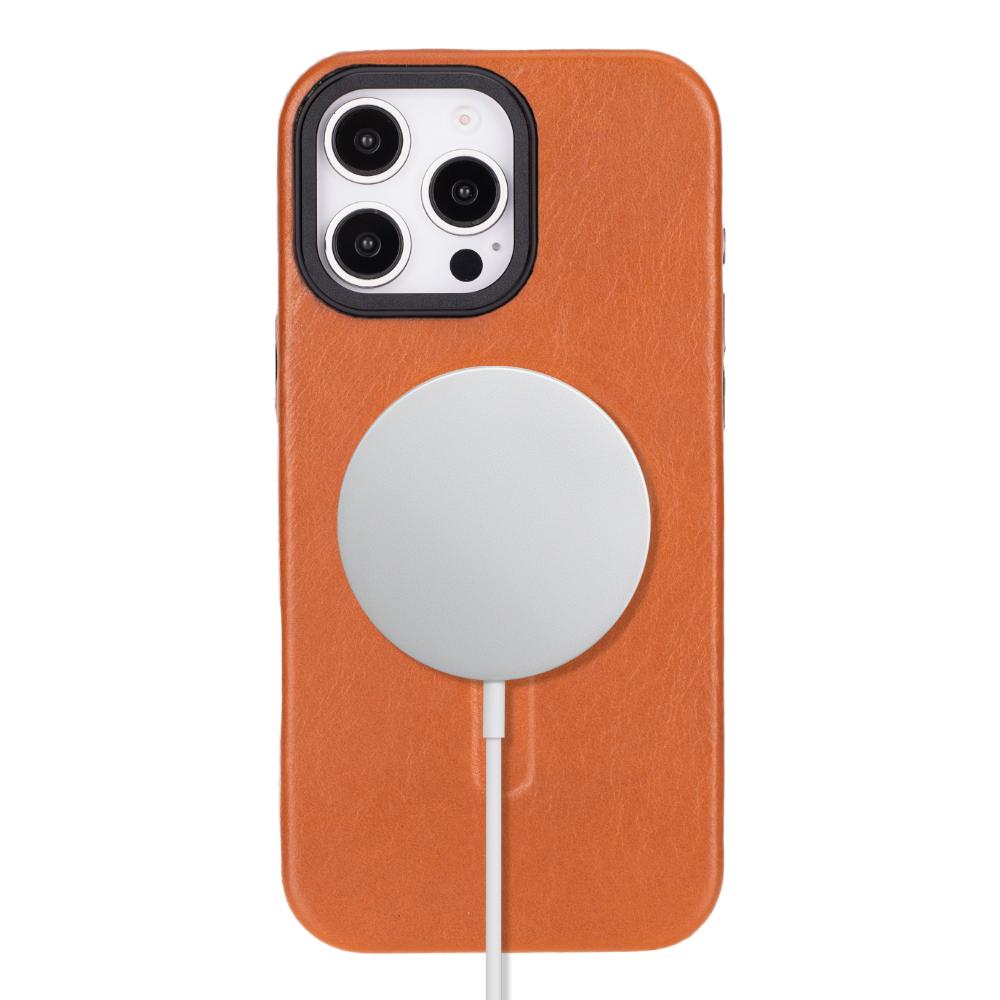 Vento iPhone 16 Pro Max Genuine Leather Snap on Case