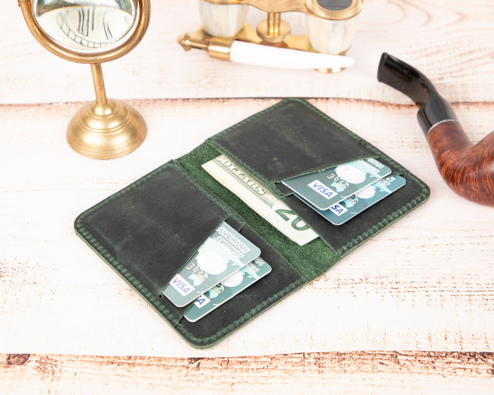 Porte-cartes en cuir Enrico