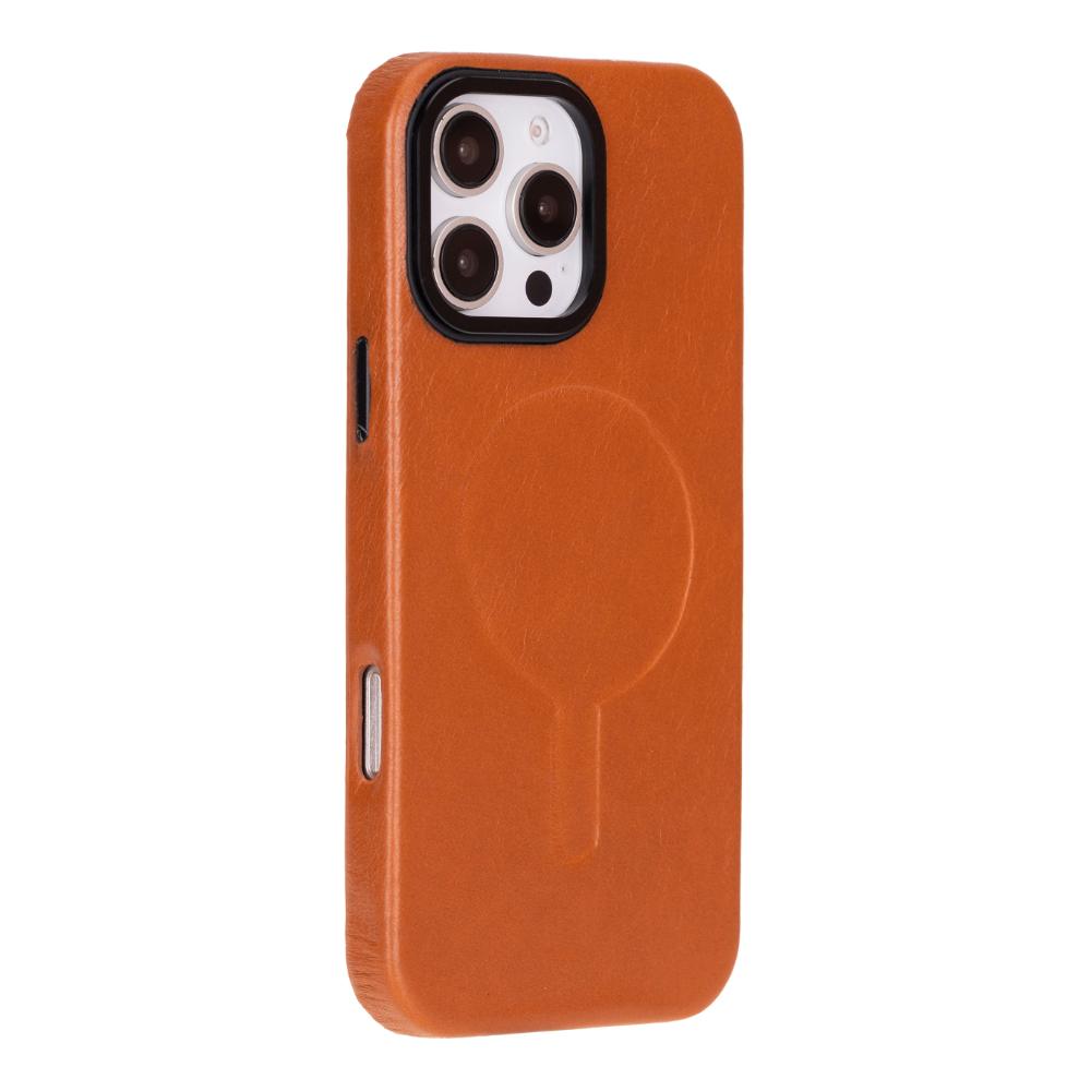 Vento iPhone 16 Pro Max Genuine Leather Snap on Case