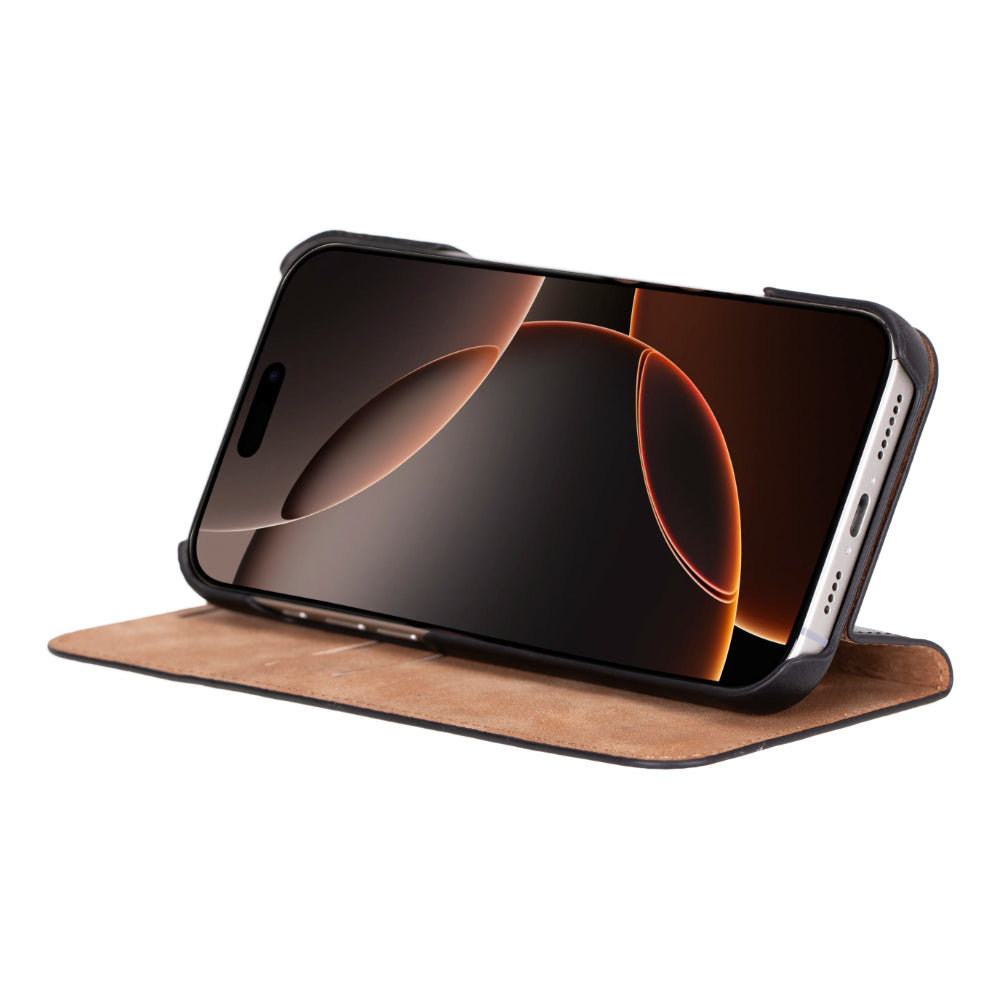 Sonat iPhone 16 Pro Max (6.9") Leather Folio Wallet Case