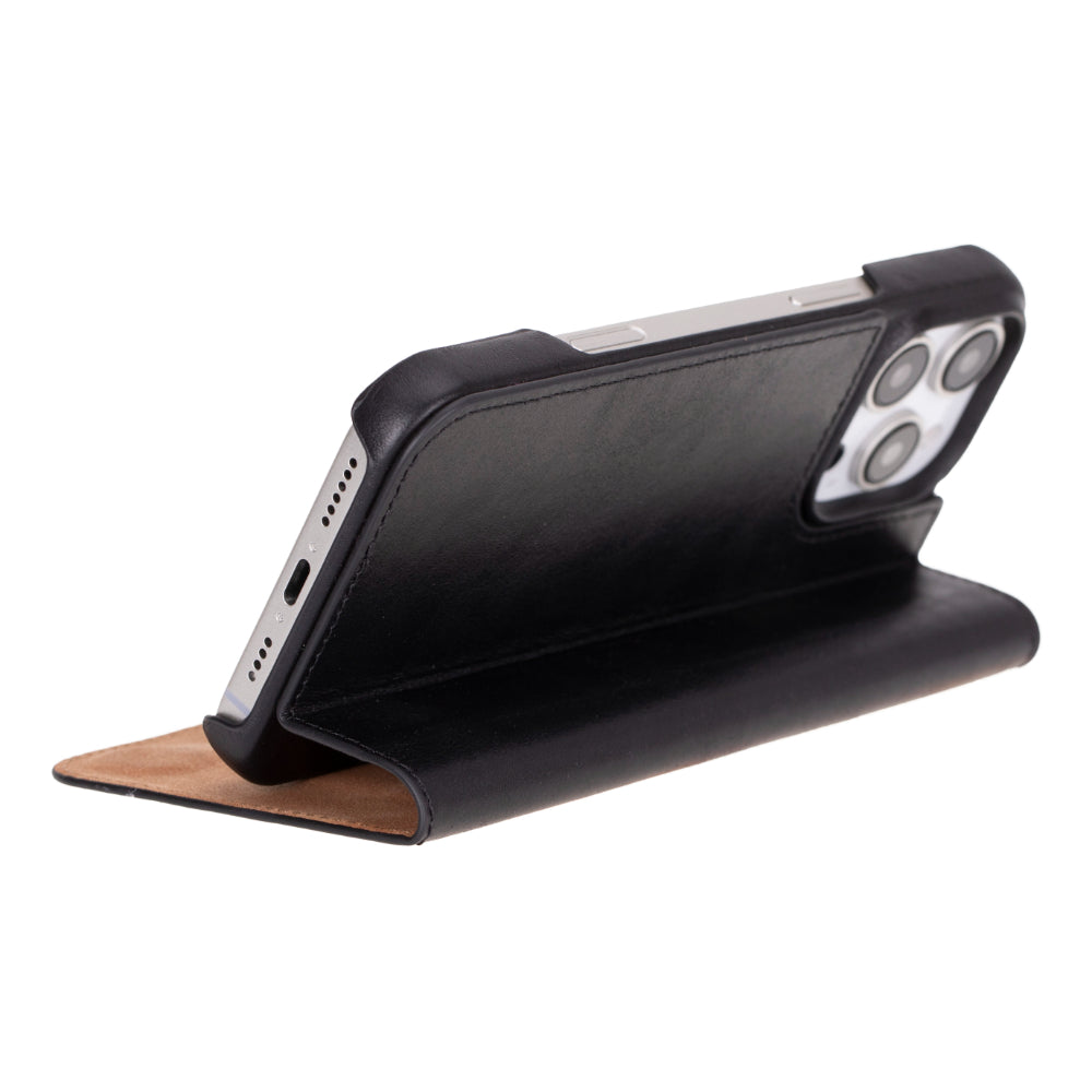 Étui portefeuille en cuir Sonat pour iPhone 16 Pro (6,3")