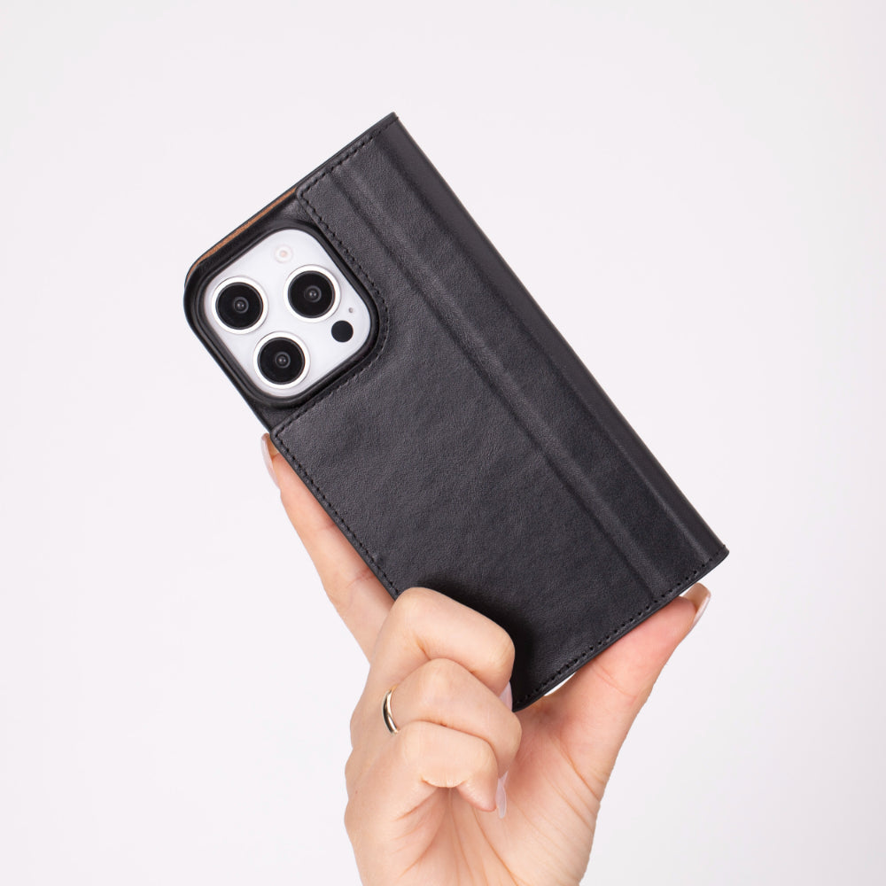 Sonat iPhone 16 Pro (6.3") Leder Folio Wallet Case