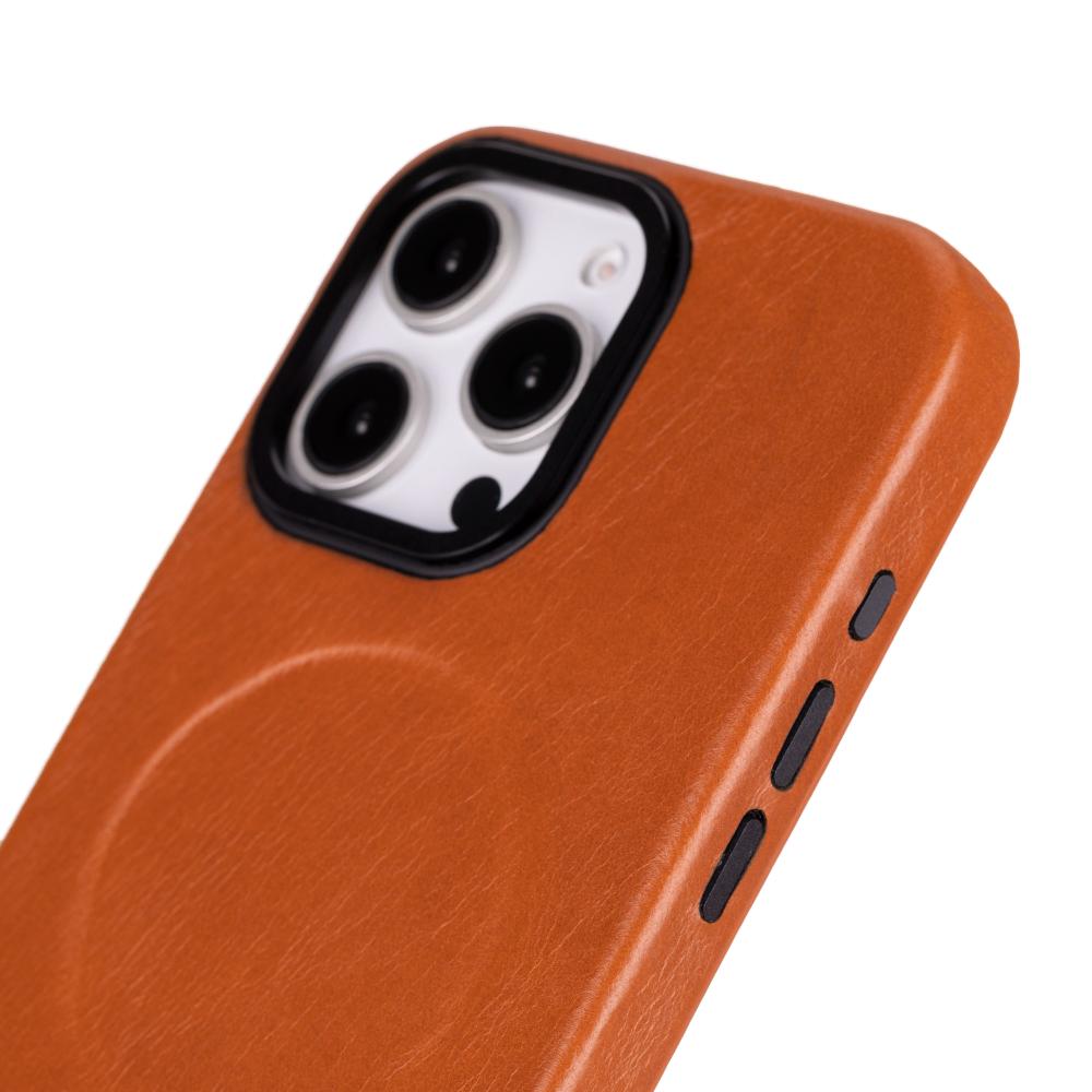 Vento iPhone 16 Pro Max Genuine Leather Snap on Case