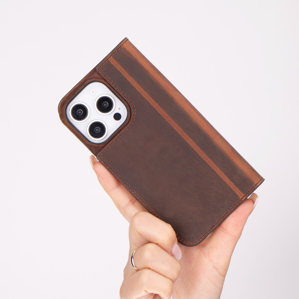 Sonat iPhone 16 Pro Max (6.9") Leather Folio Wallet Case