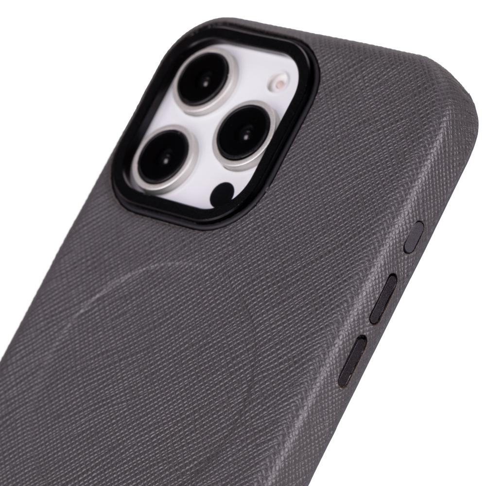 Vento iPhone 16 Pro Max Genuine Leather Snap on Case
