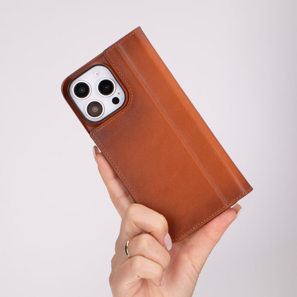 Sonat iPhone 16 Pro Max (6.9") Leather Folio Wallet Case