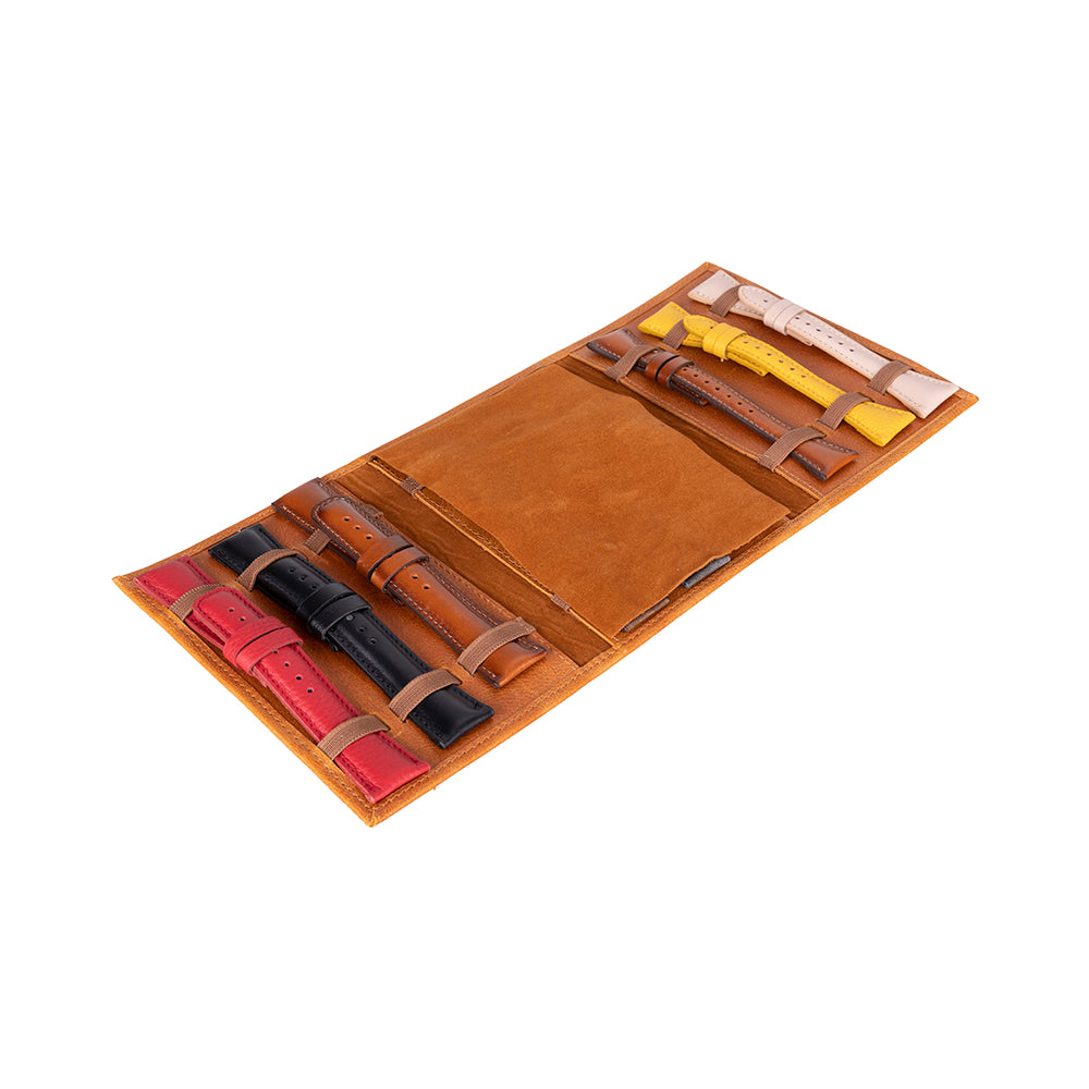 Triple Watch Band Genuine Leather Organizer
