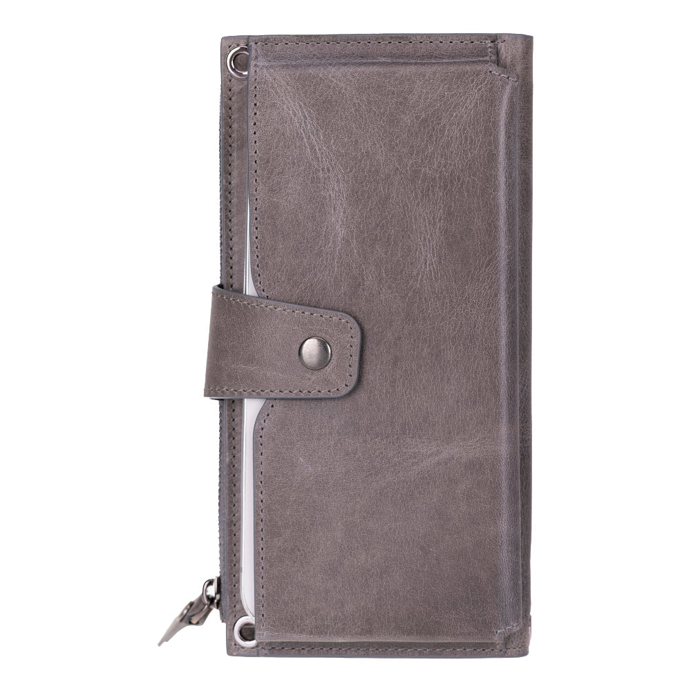 Lozan Strap Genuine Leather Crossbody Wallet