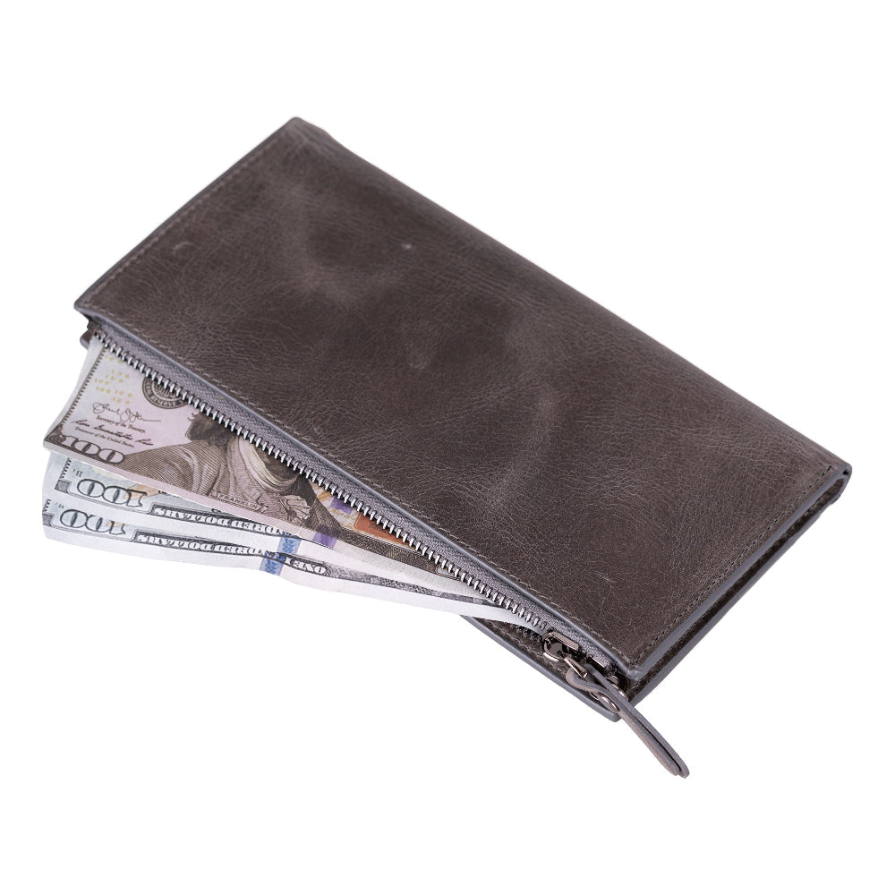 Lozan Strap Genuine Leather Crossbody Wallet