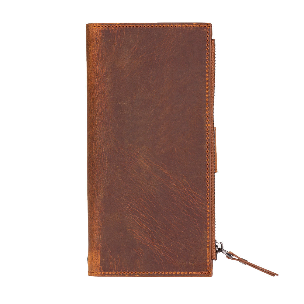 Lozan Strap Genuine Leather Crossbody Wallet