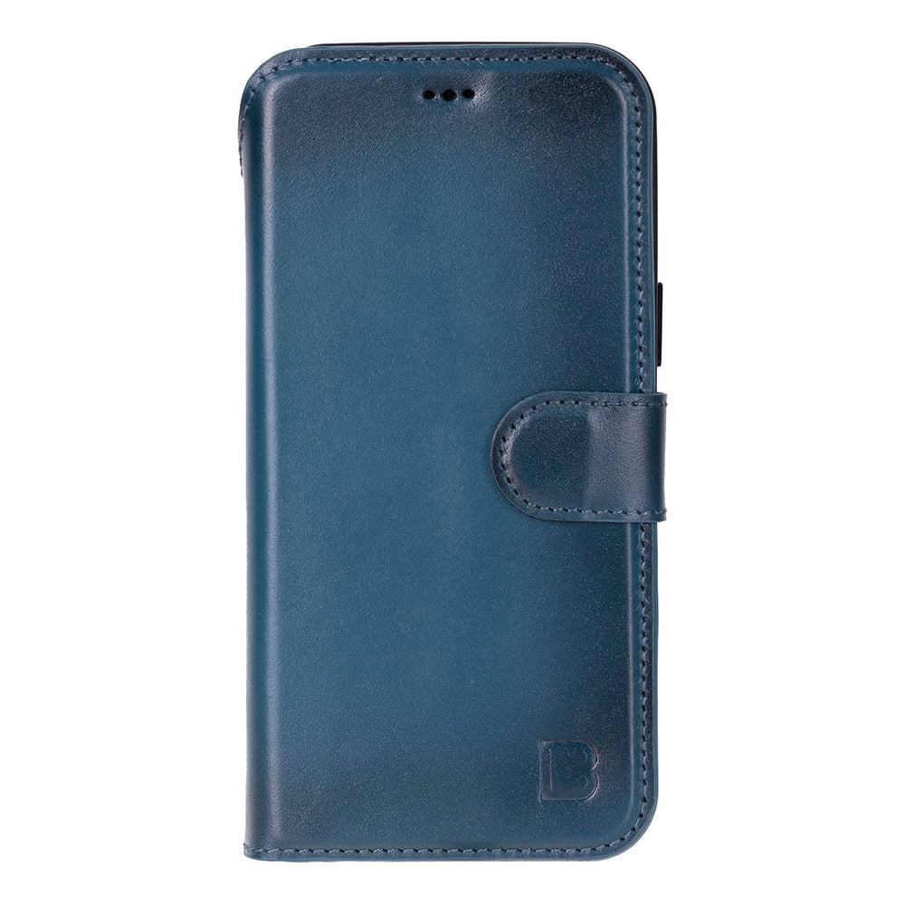 Blue phone 17 pro max phone case with a brand logo on a white background