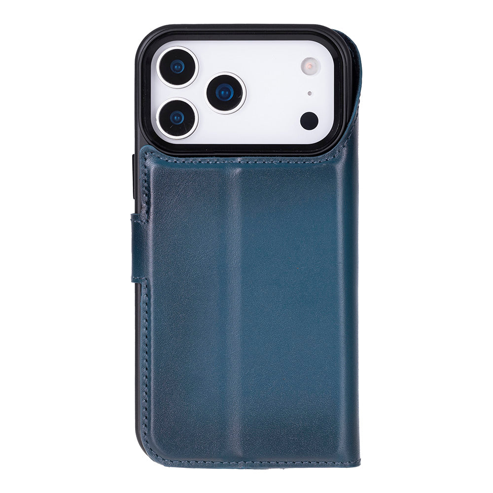 Blue phone case with a white background