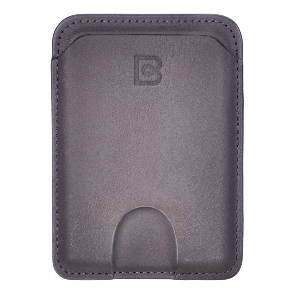 Porte-cartes magnétique Bouletta MagFit en cuir véritable