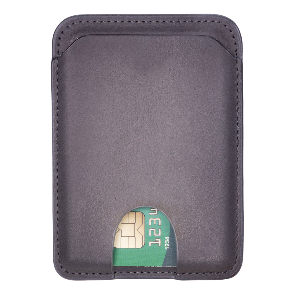Porte-cartes magnétique en cuir véritable MagFit