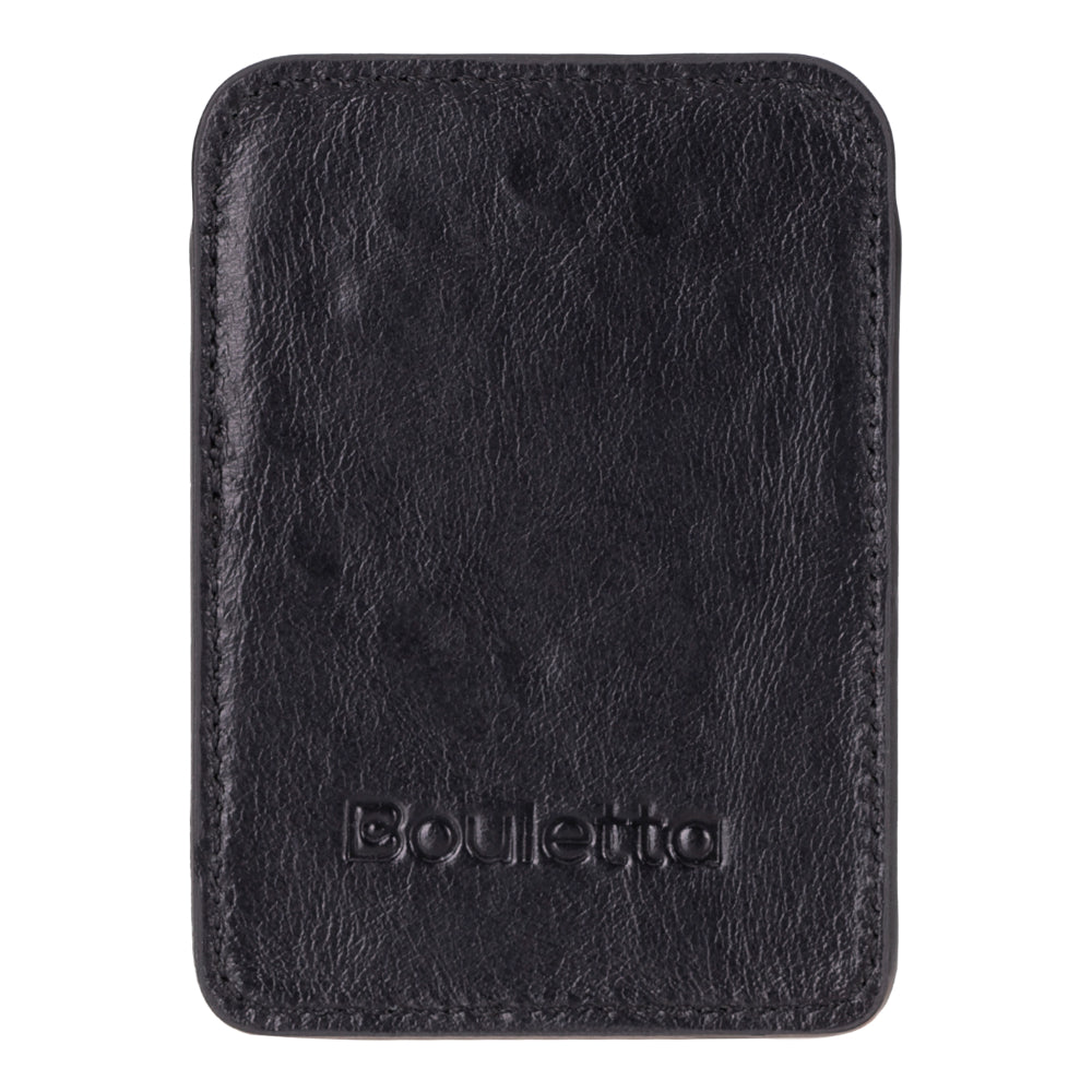 Porte-cartes magnétique Bouletta MagFit en cuir véritable