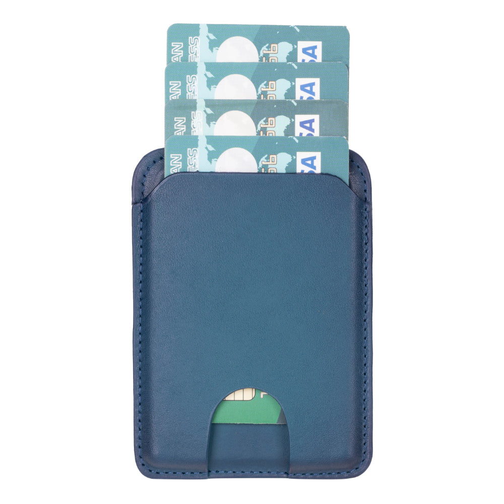 Porte-cartes magnétique en cuir véritable MagFit