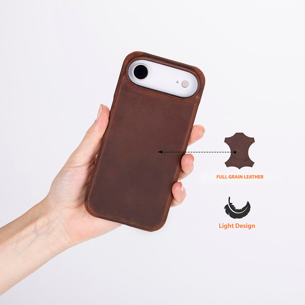 iPhone 17 Air (6.6") Ultimate Jacket Genuine Leather Case