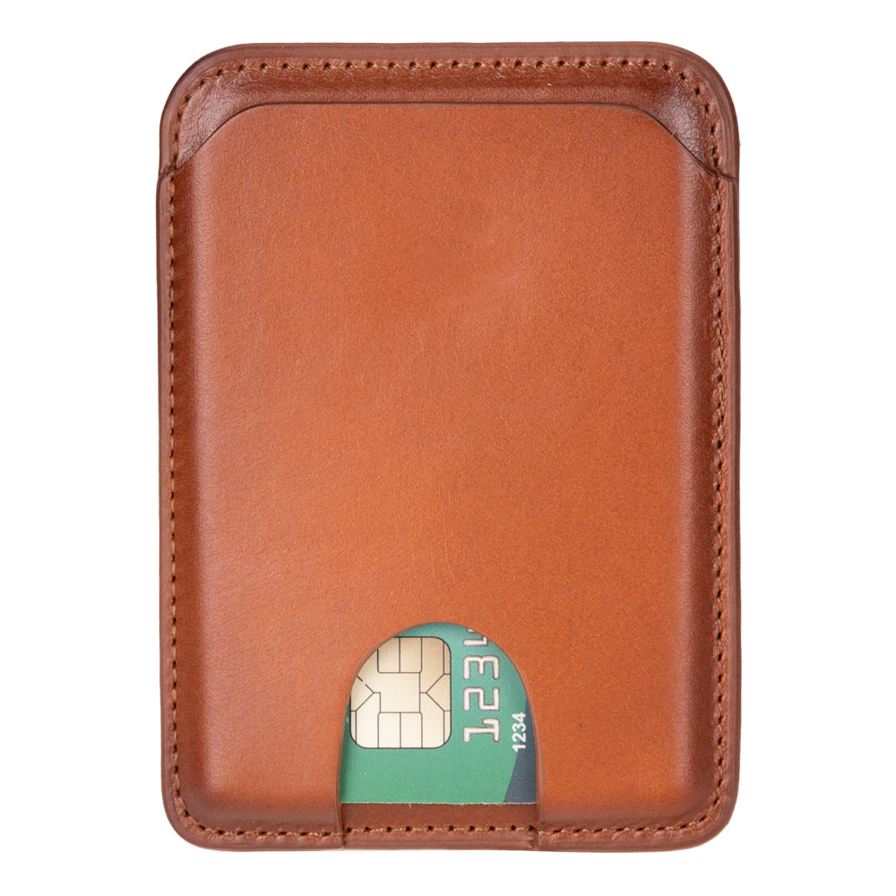 Porte-cartes magnétique en cuir véritable MagFit
