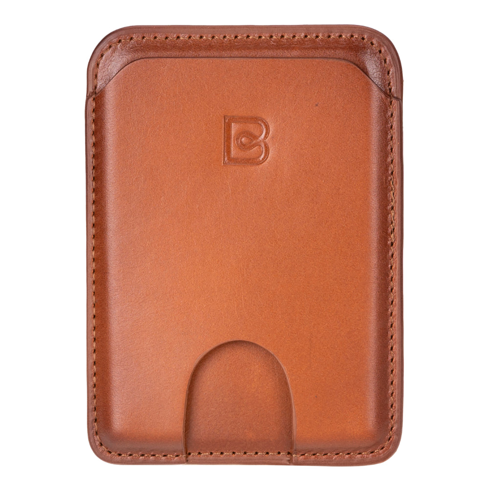 Porte-cartes magnétique Bouletta MagFit en cuir véritable