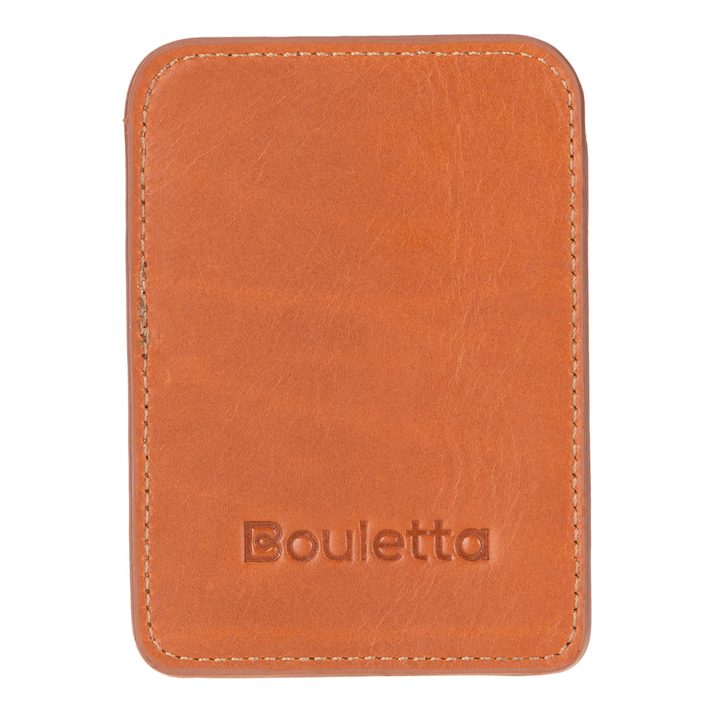 Porte-cartes magnétique Bouletta MagFit en cuir véritable