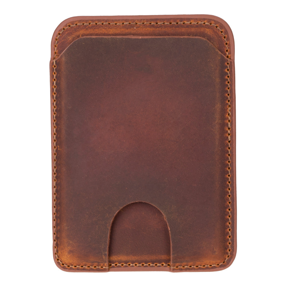 Porte-cartes magnétique en cuir véritable MagFit