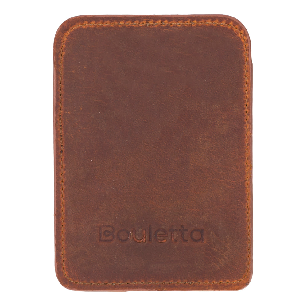 Porte-cartes magnétique Bouletta MagFit en cuir véritable