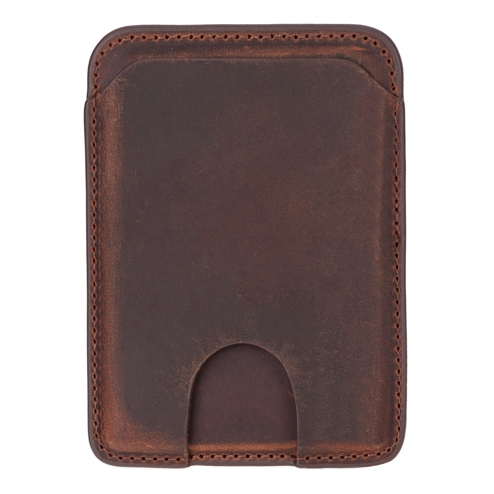 Porte-cartes magnétique en cuir véritable MagFit