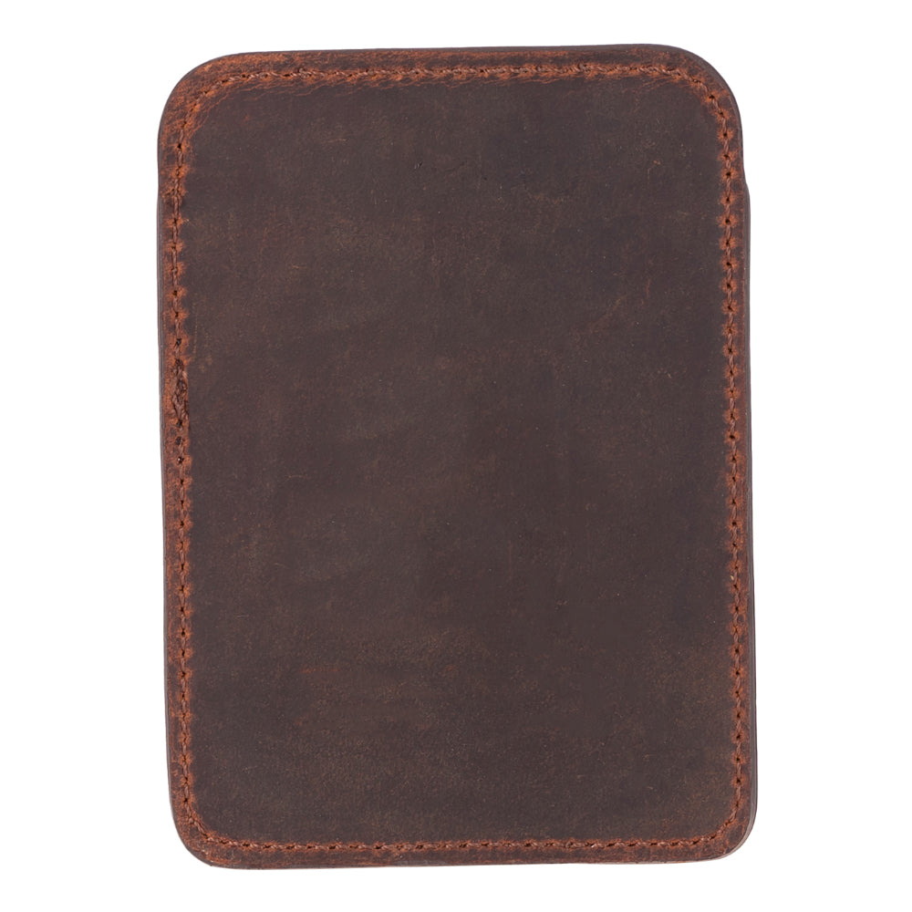 Porte-cartes magnétique en cuir véritable MagFit