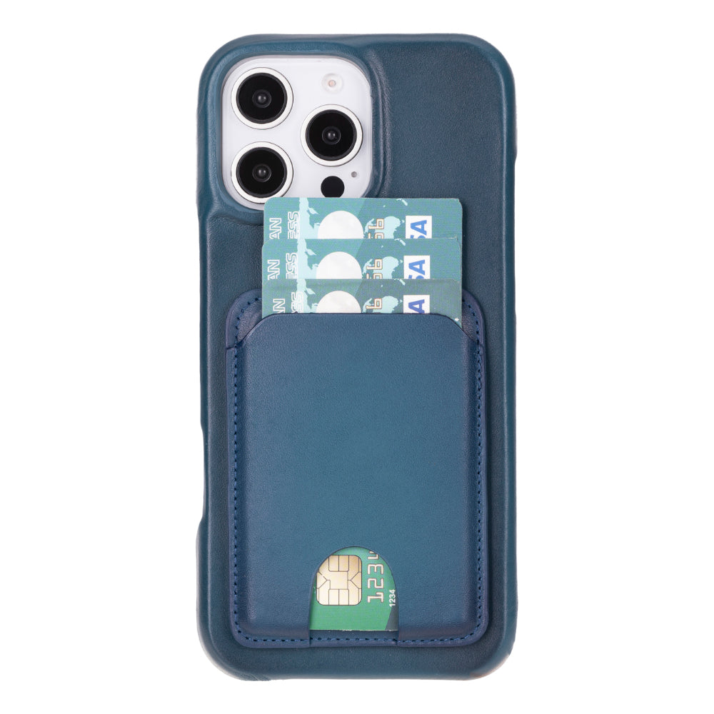 Porte-cartes magnétique en cuir véritable MagFit