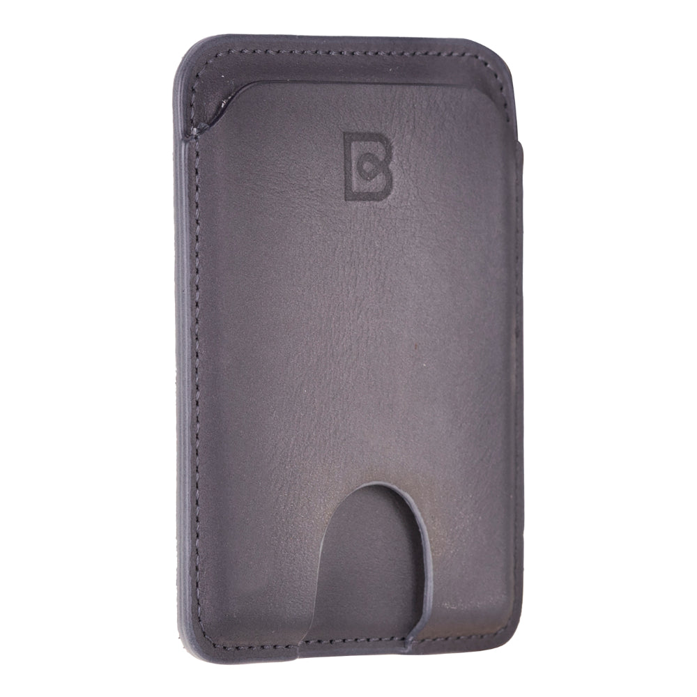 Porte-cartes magnétique Bouletta MagFit en cuir véritable